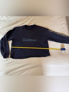 Outdoor voices cropped sweatshirt